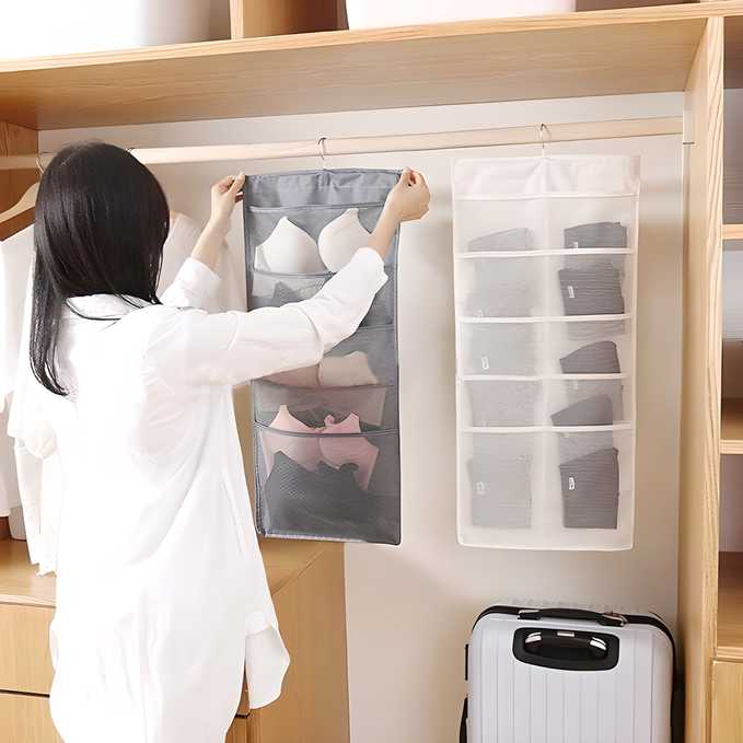 Double Sided Hanging Closet Organizer
