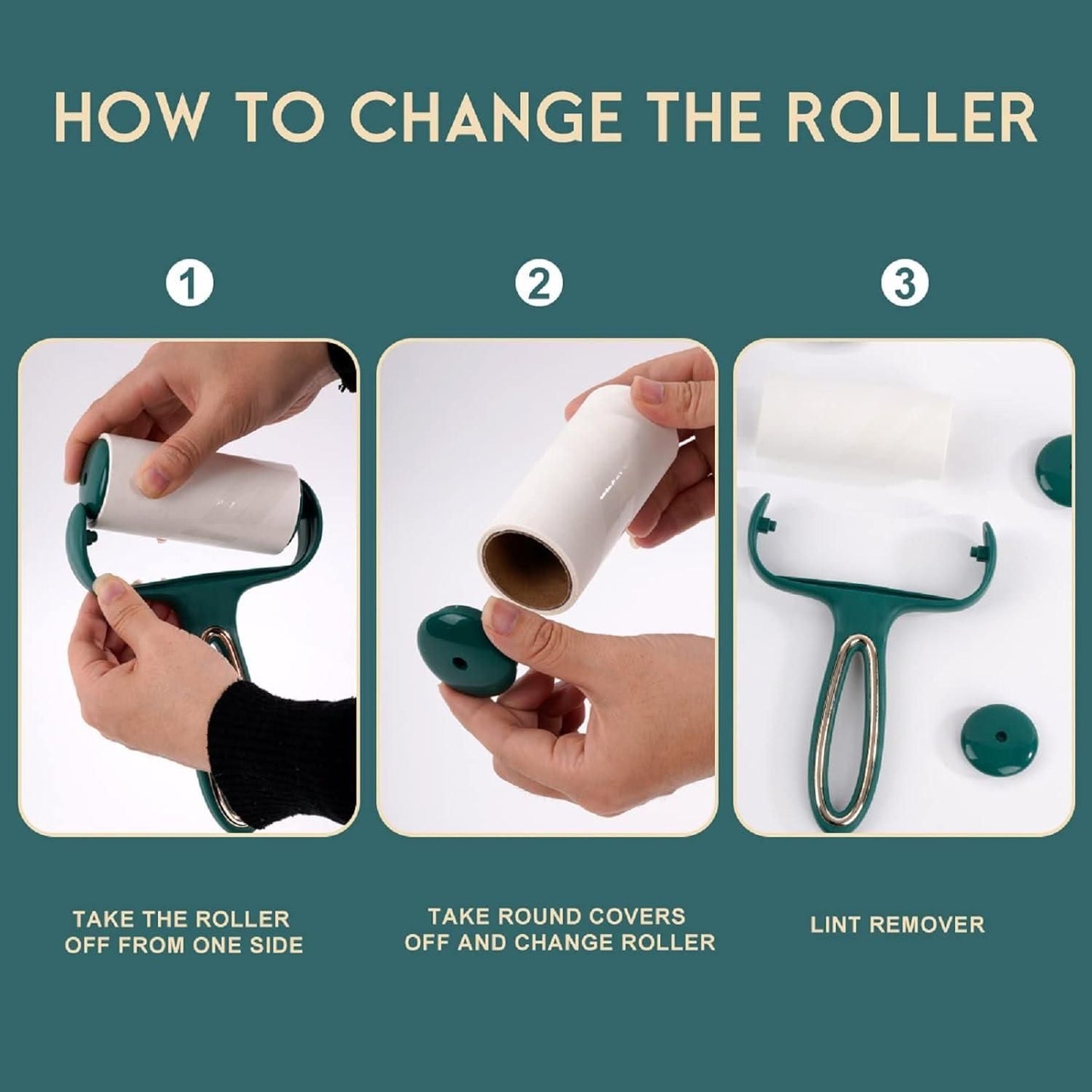 Portable Lint Remover Brush