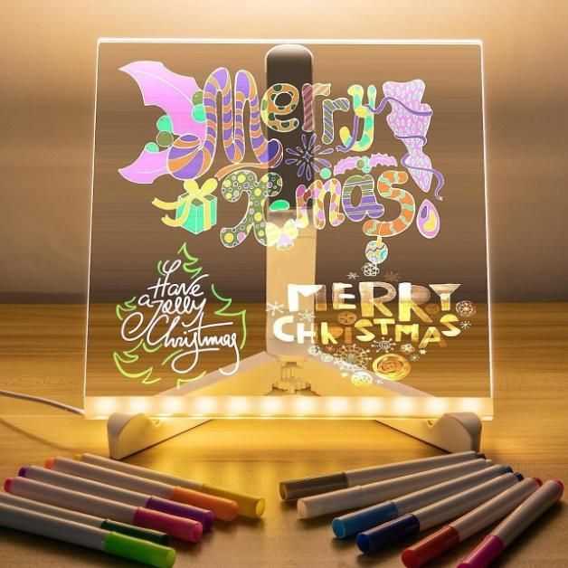 3D LED Glass Acrylic Writing pad