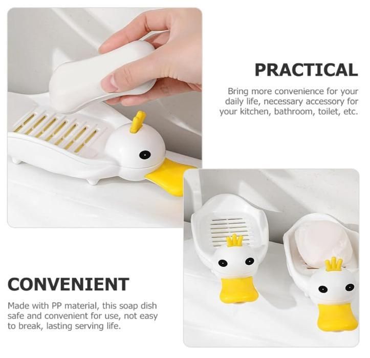 Self Draining Soap Holder (Pack Of 2)