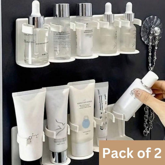 5 Grid Plastic Cosmetic Organizer (Pack of 2)