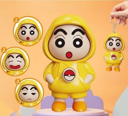 Cute Shinchan Face Changing Keychain
