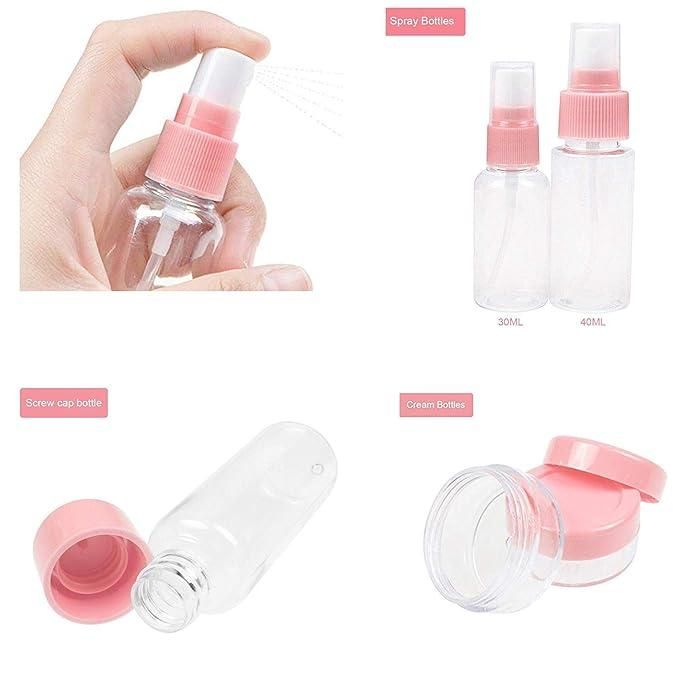 Travel Cosmetics Bottles (Pack of 7)