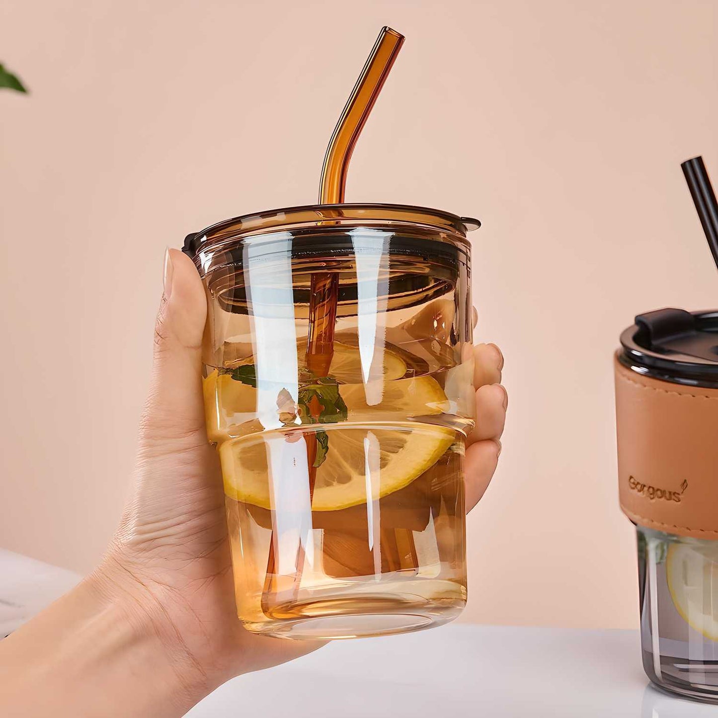 Premium Water Bottle With Straw
